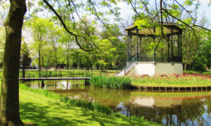 parque Volderpark en un día en Ámsterdam